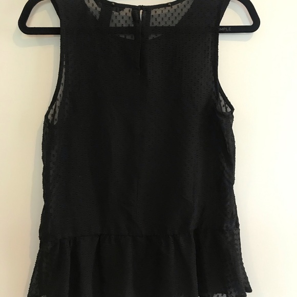 Beautiful sheer polka dot blouse with studs - Picture 5 of 7